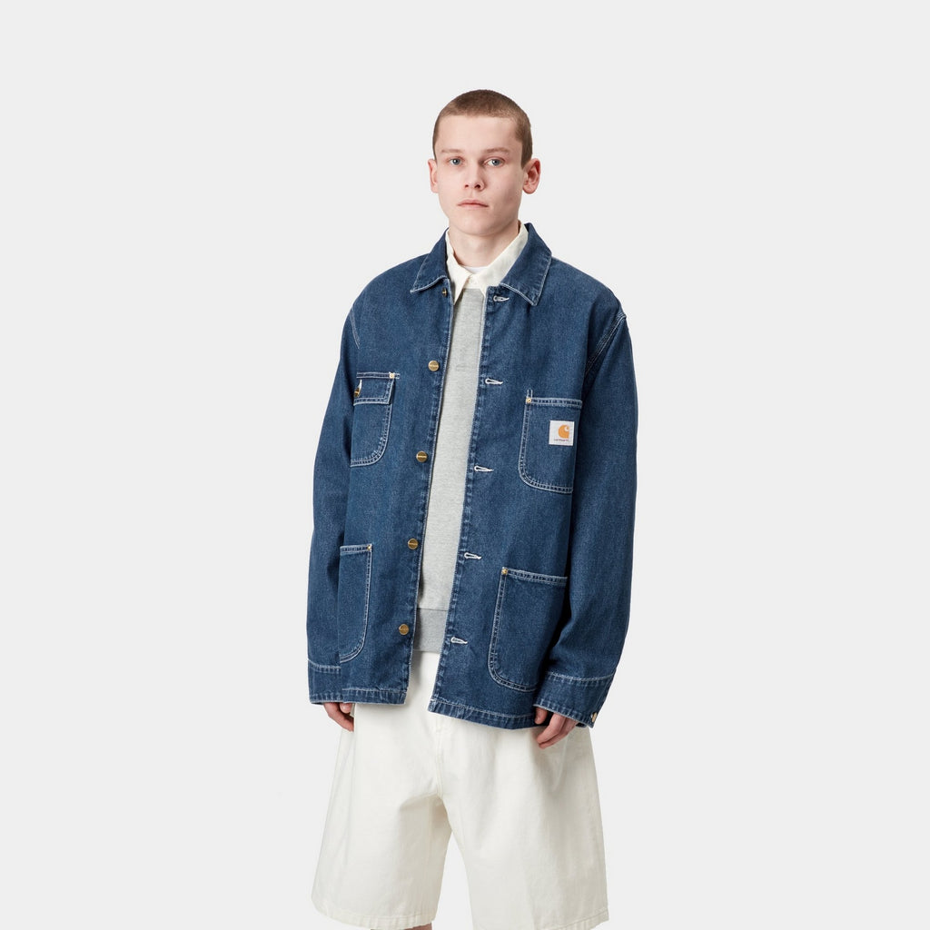 Carhartt WIP OG Chore Coat (Spring) - Denim | Blue (stone Carhartt WIP OG Chore Coat (Spring) - Denim | Blue (stone
