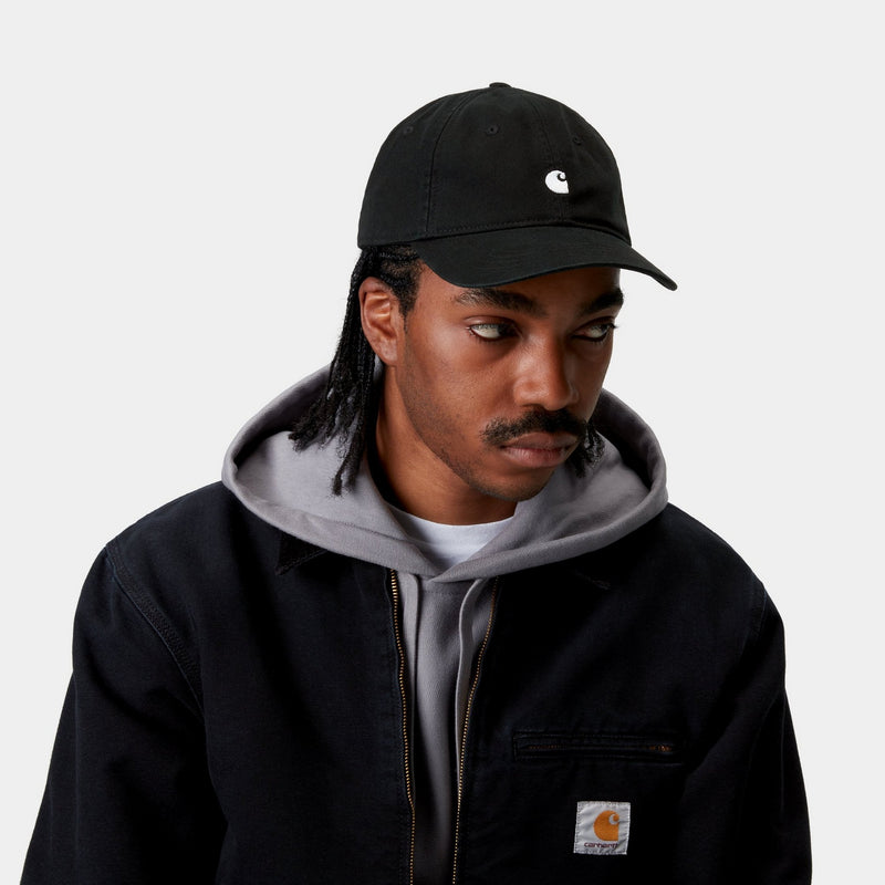 Carhartt WIP Madison Logo Cap Black Page Madison Logo Cap