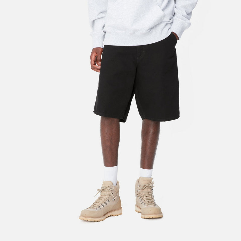 大人上品なおすすめコーデ Knee Single WIP Carhartt Short Page – (rinsed) Black | パンツ