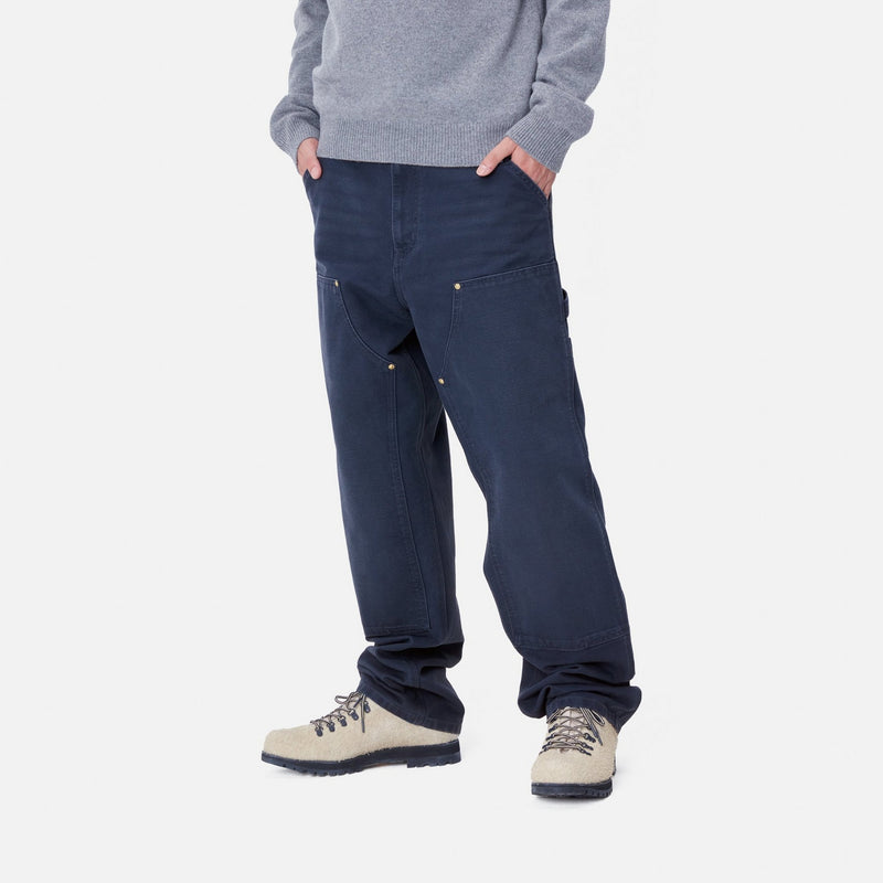 Carhartt WIP Double Knee Pant Air Force Blue aged canvas Page Double Knee Pant