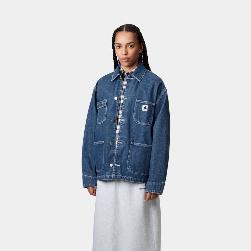 【通販激安】 Carhartt WIP Women's OG Michigan Coat (Spring) - Denim ジャケット・アウター