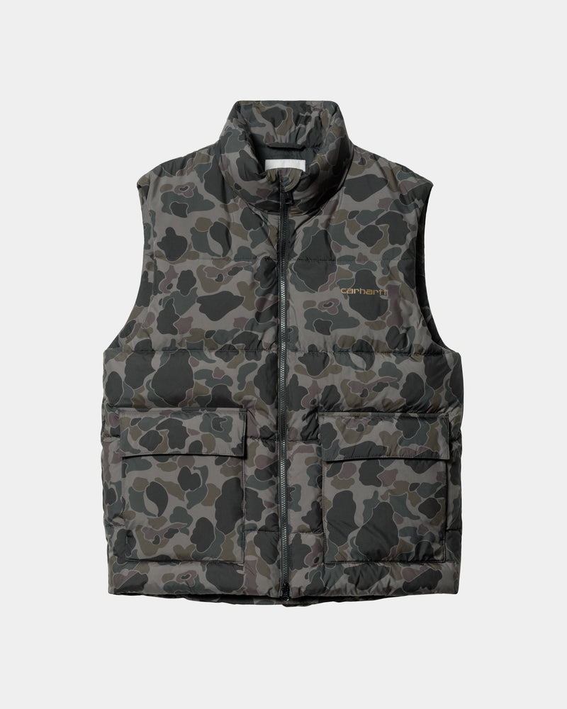 Carhartt WIP Springfield Vest Grey Hamilton Brown Camo Duck Page Springfield Vest