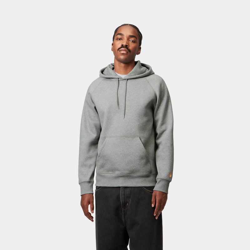 【carhartt】\"Hooded Chase\"フードチェイスフーディ/GreyHeather Carhartt WIP Hooded Chase Sweatshirt | Grey Heather – Page