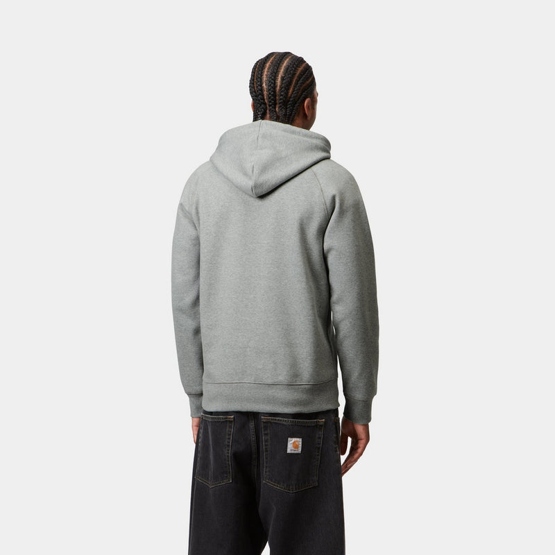 【carhartt】\"Hooded Chase\"フードチェイスフーディ/GreyHeather Carhartt WIP Hooded Chase Sweatshirt | Grey Heather – Page