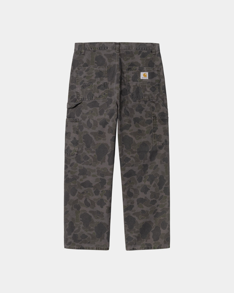 Carhartt WIP Duck Camo Single Knee Pant Green Graphite garment dyed Page Duck Camo Single Knee Pant