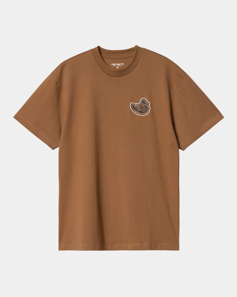 Carhartt WIP Brown Ducks T Shirt Hamilton Brown Page Brown Ducks T Shirt