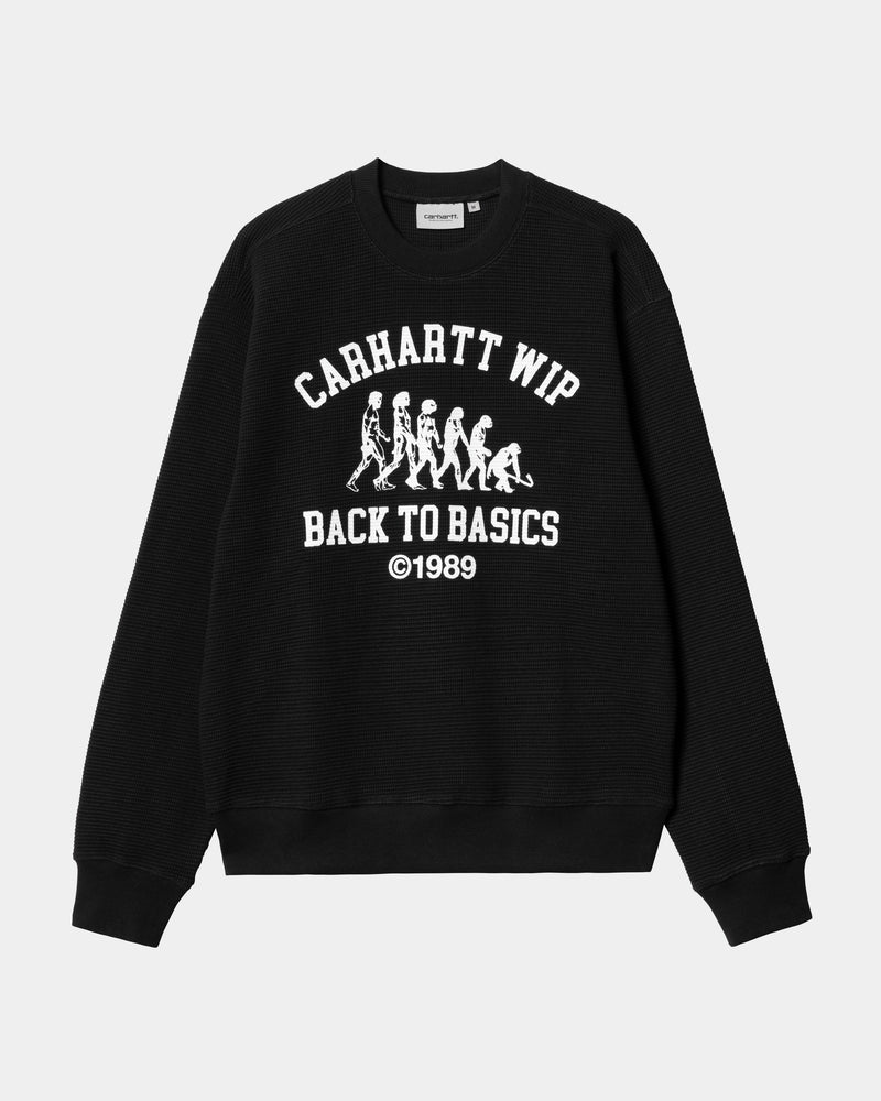 Carhartt WIP Main Basics Sweatshirt Black White Page Main Basics Sweatshirt