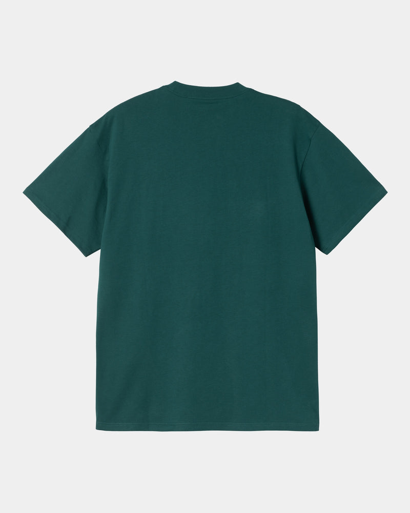 [CARHARTTWIP] S/S DRIP SCRIPT T-SHIRT ★大人気★ Carhartt WIP Drip Script T-Shirt | Malachite – Page Drip